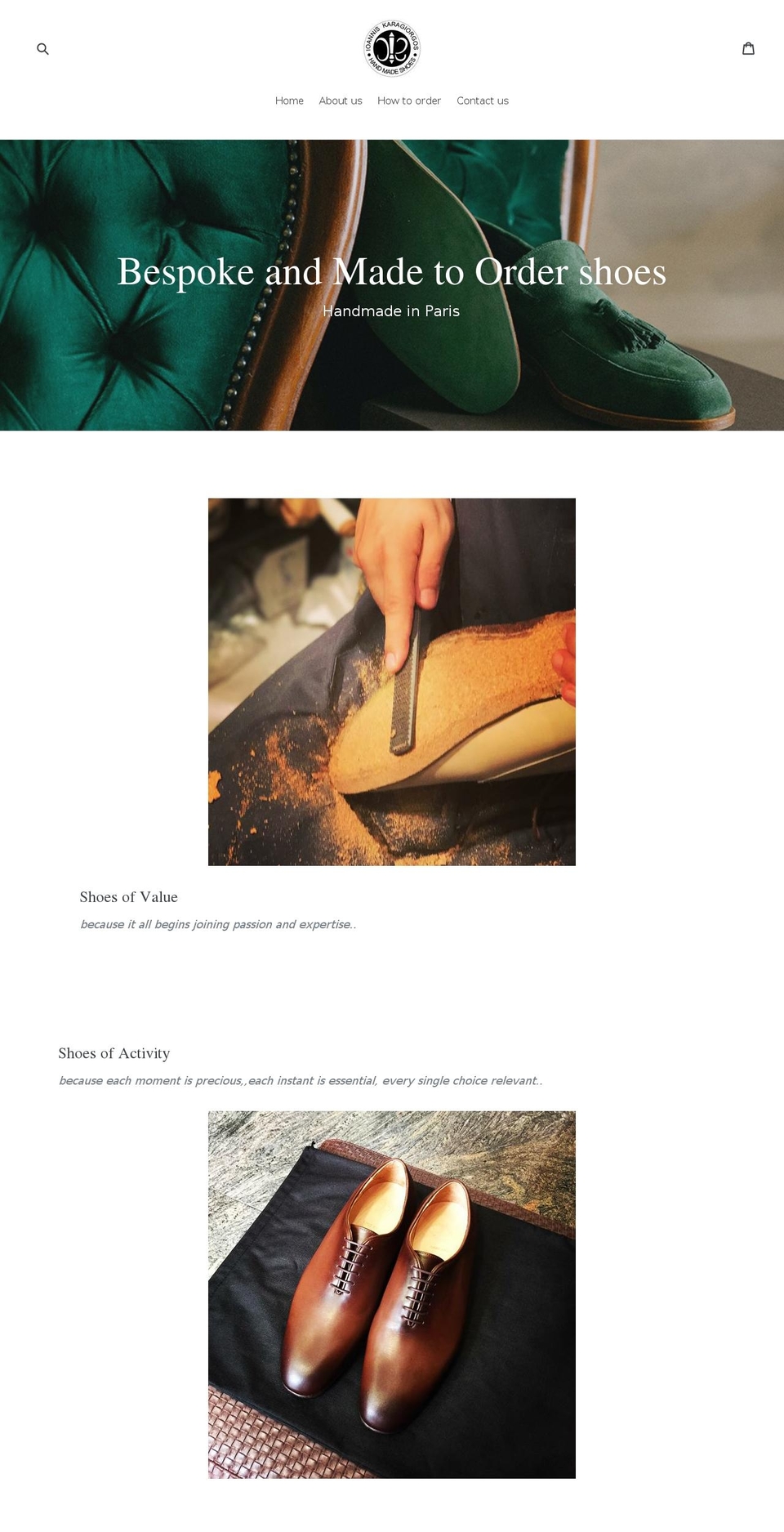 ioanniskaragiorgos.com — Shopify storefront screenshot