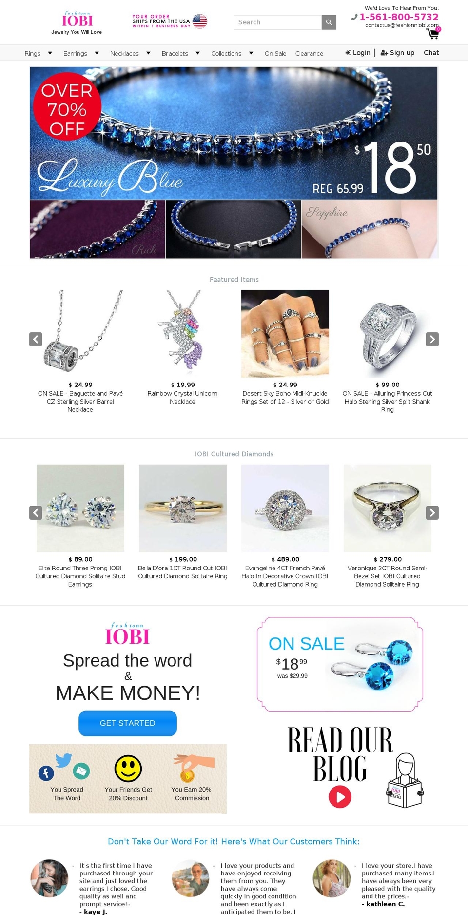 iobijewelry.com — Shopify storefront screenshot