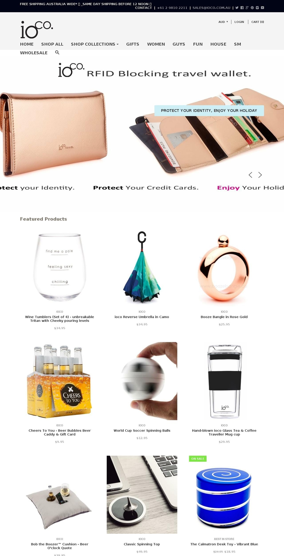 ioco.com.au shopify website screenshot