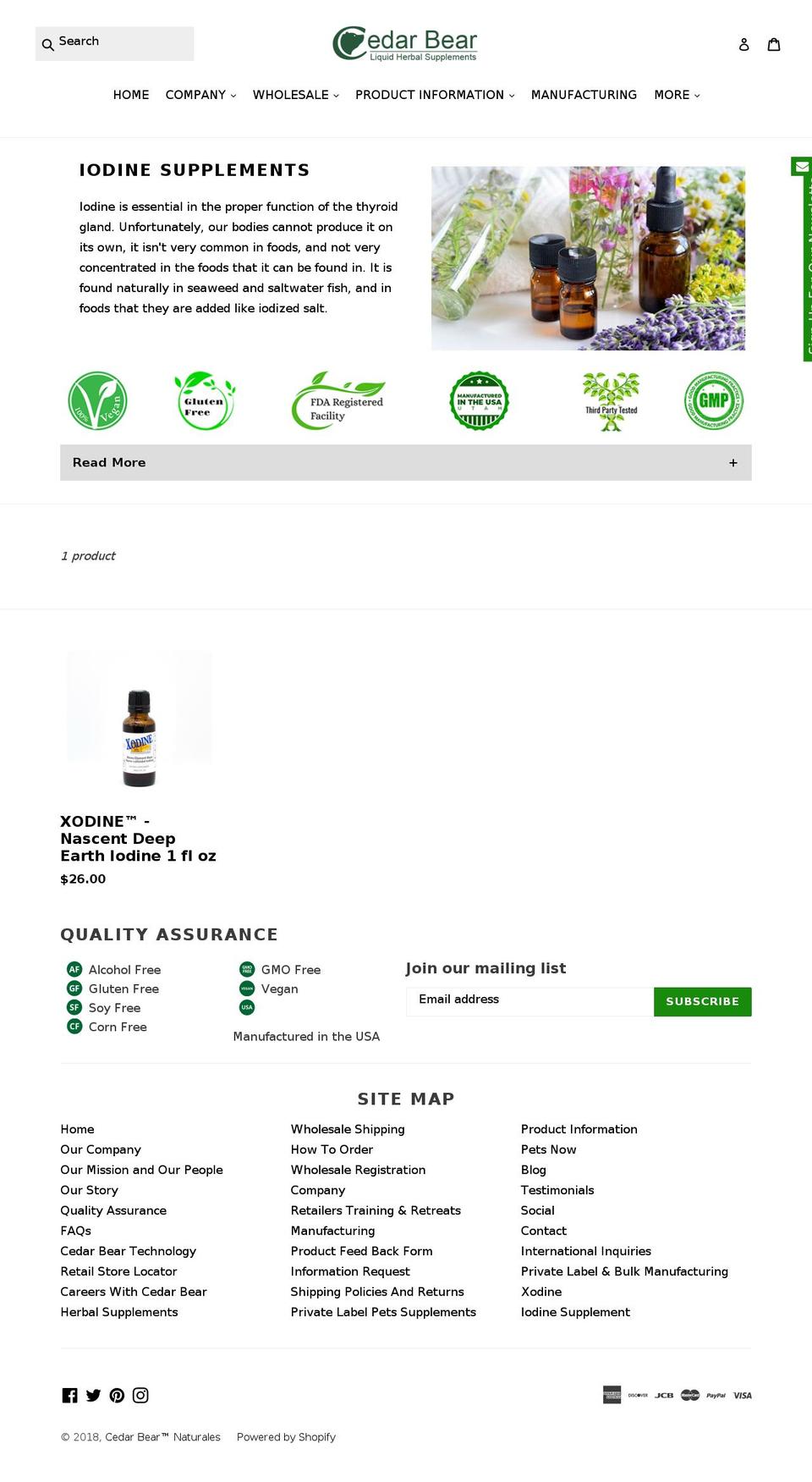 Copy of theme-export-cedar-bear-store-myshopify... Shopify theme site example iodine-iodine.com