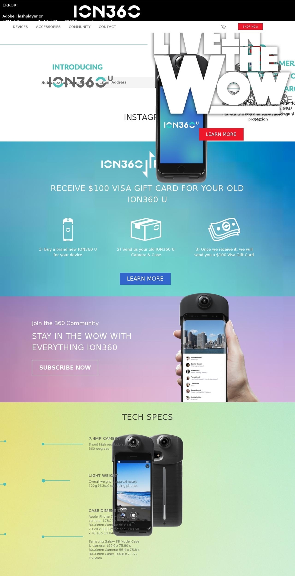 ion360.ru shopify website screenshot