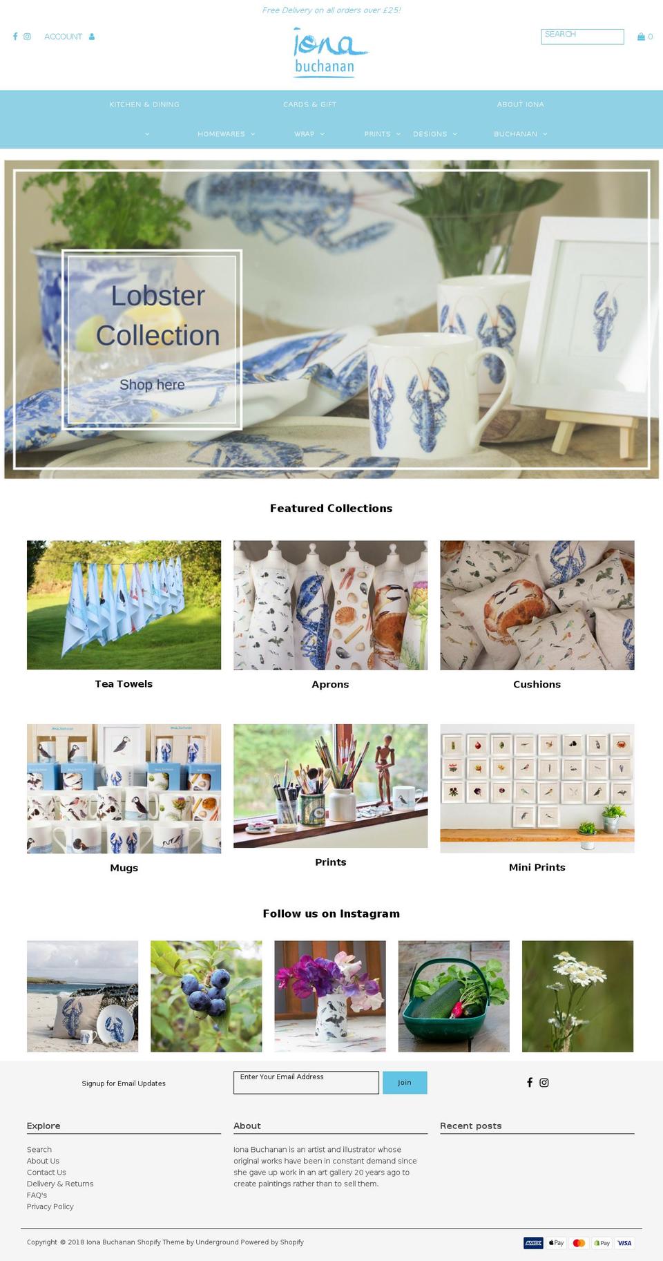 ionabuchanan.com — Shopify storefront screenshot