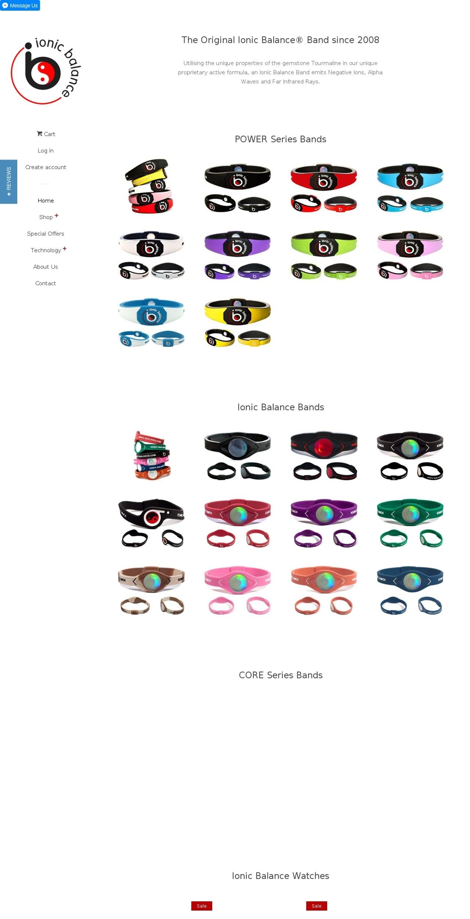 ionic-balance.com — Shopify storefront screenshot