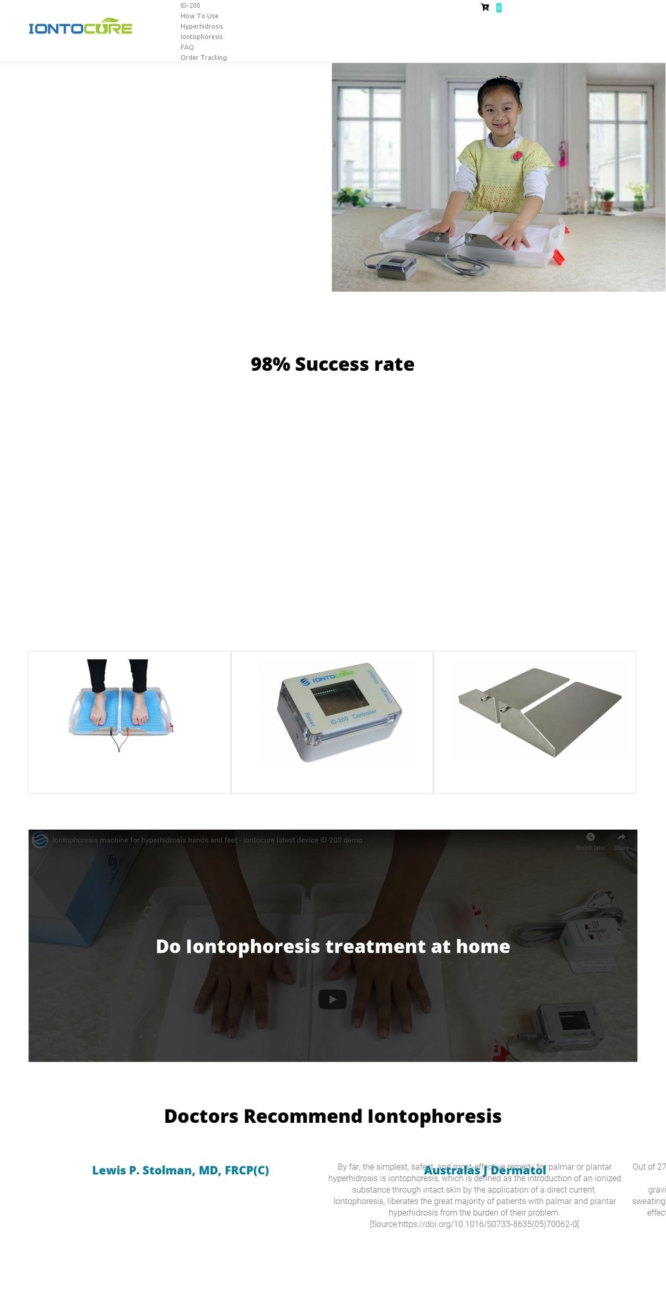 iontocure.com — Shopify storefront screenshot