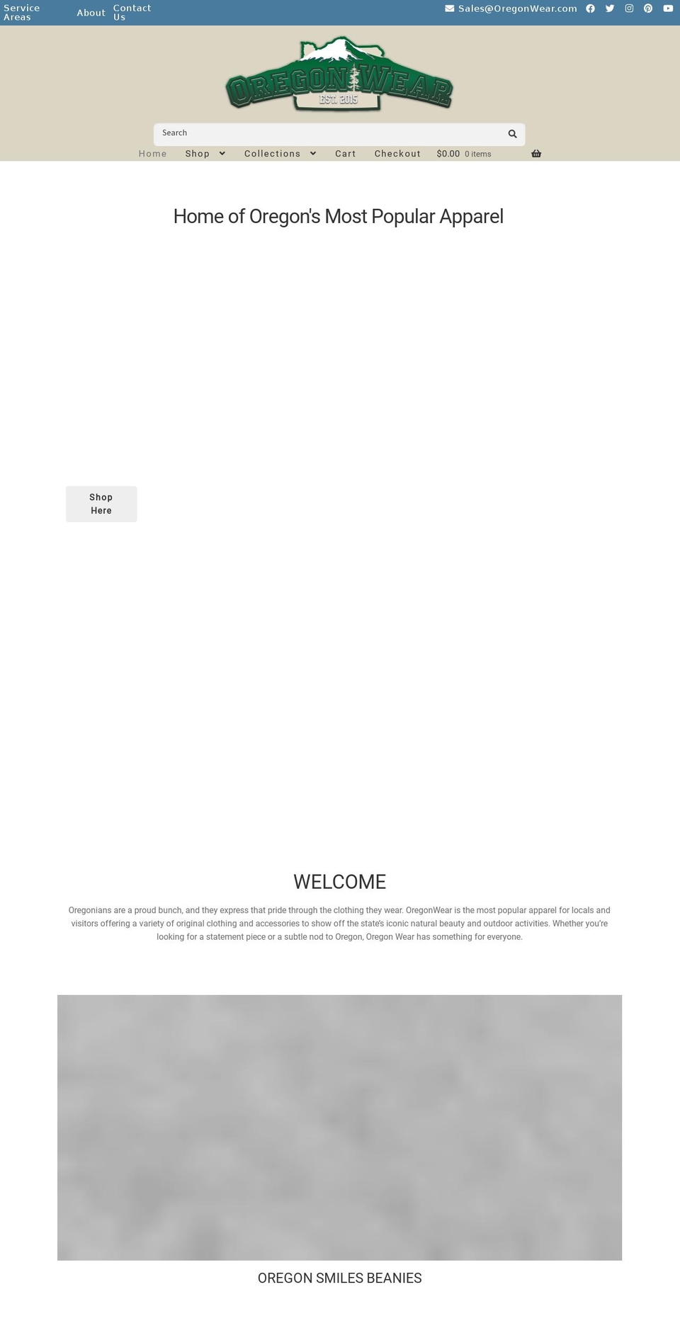 ioregon360.com — Shopify storefront screenshot