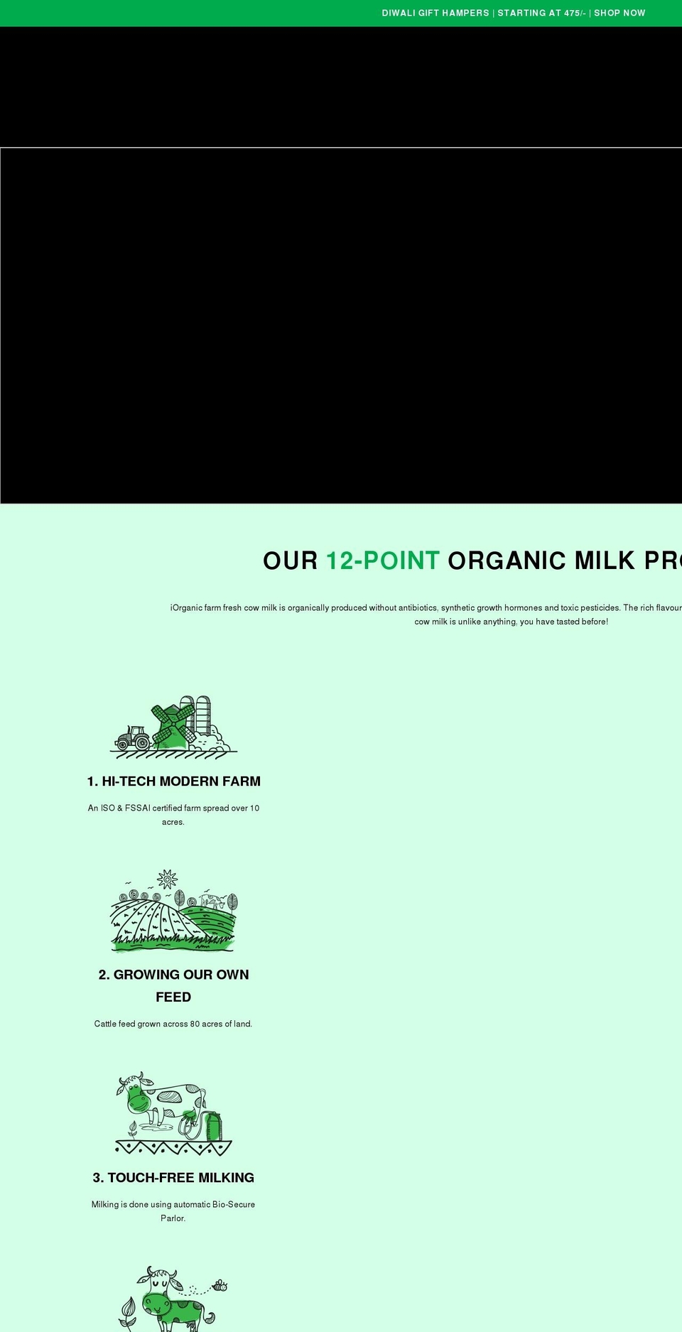 iorganicmilk.com shopify website screenshot