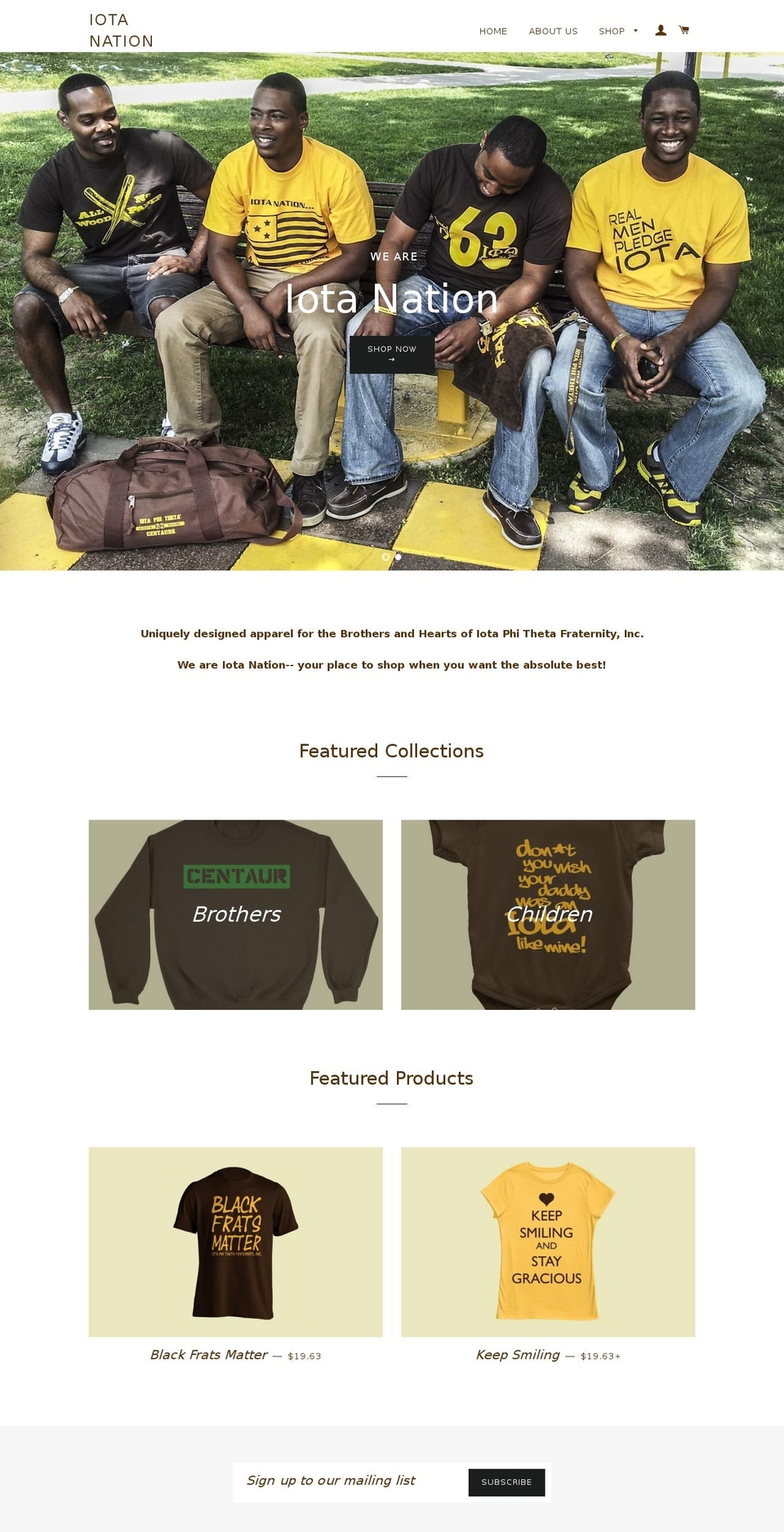 iotanation.com shopify website screenshot