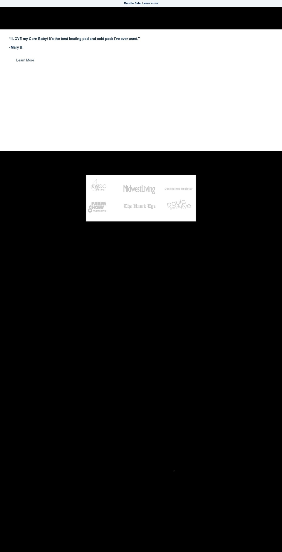 iowacornbaby.com shopify website screenshot