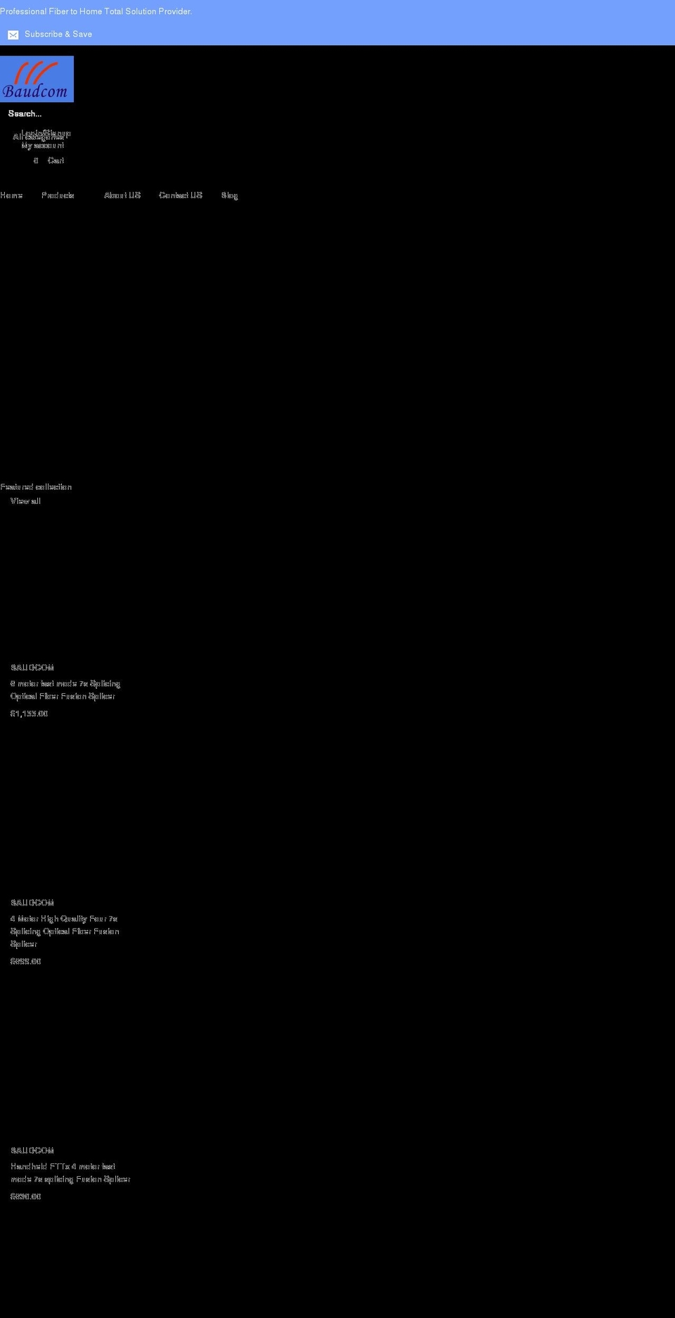 ip-fiber.com shopify website screenshot