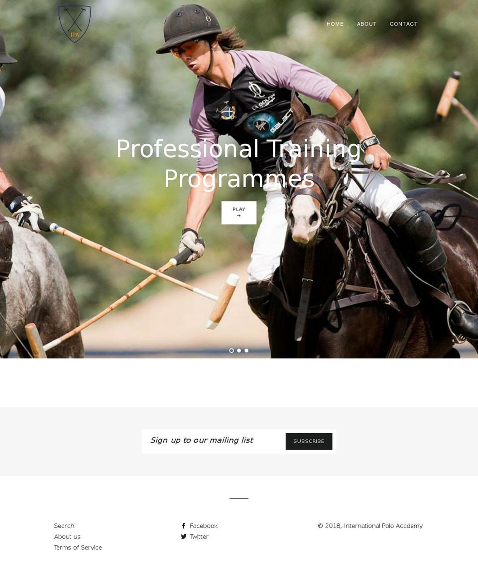 ipapolo.com — Shopify storefront screenshot