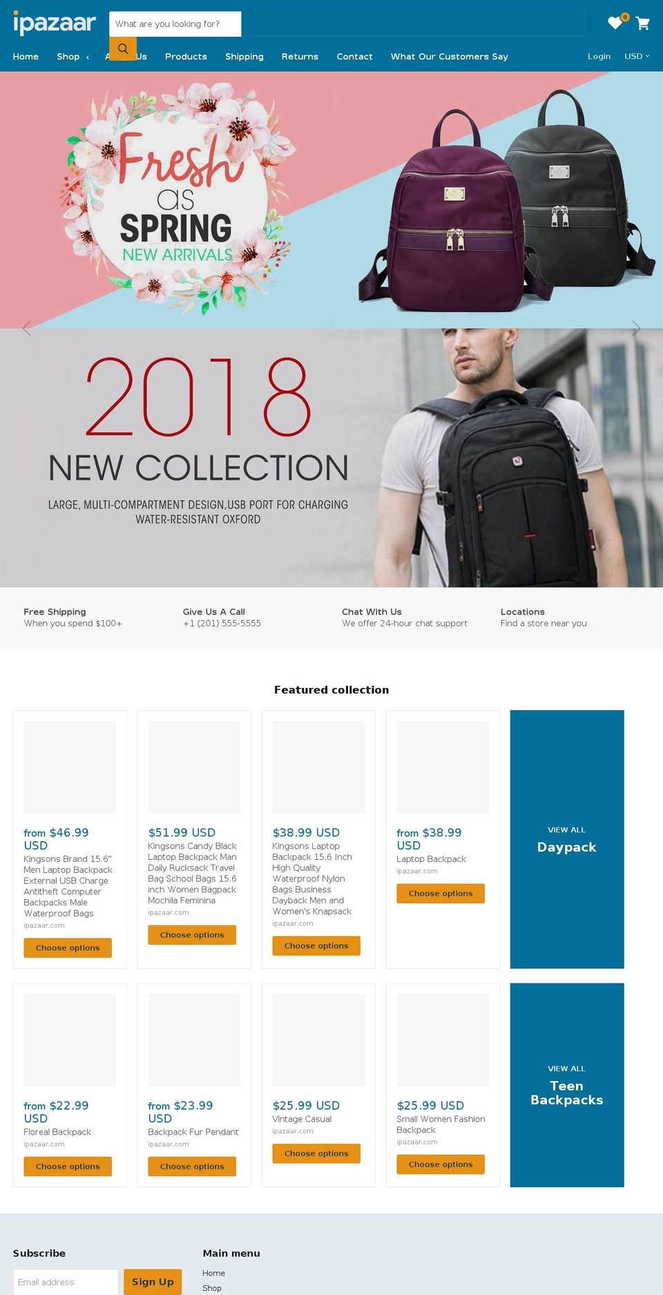 ipazzar.com — Shopify storefront screenshot