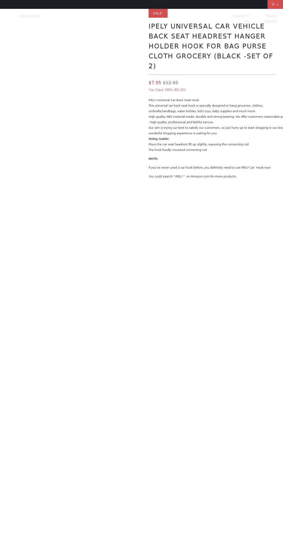 ipely.com shopify website screenshot