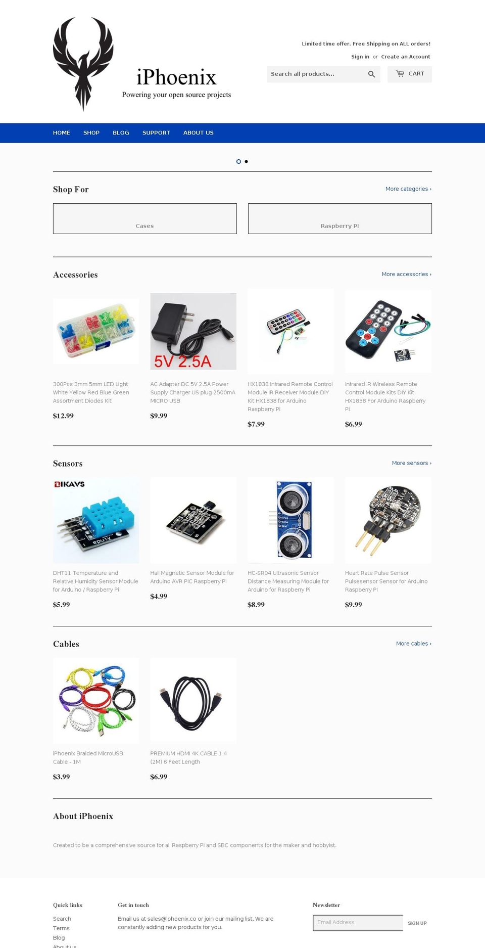 iphoenix.co shopify website screenshot