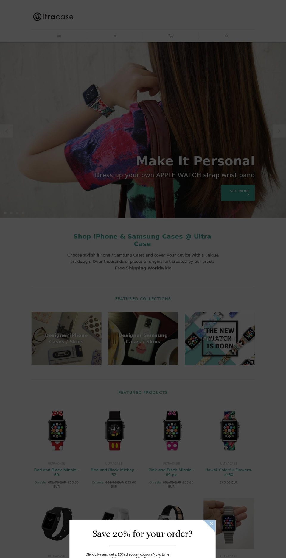 iphone6pluscover.com — Shopify storefront screenshot