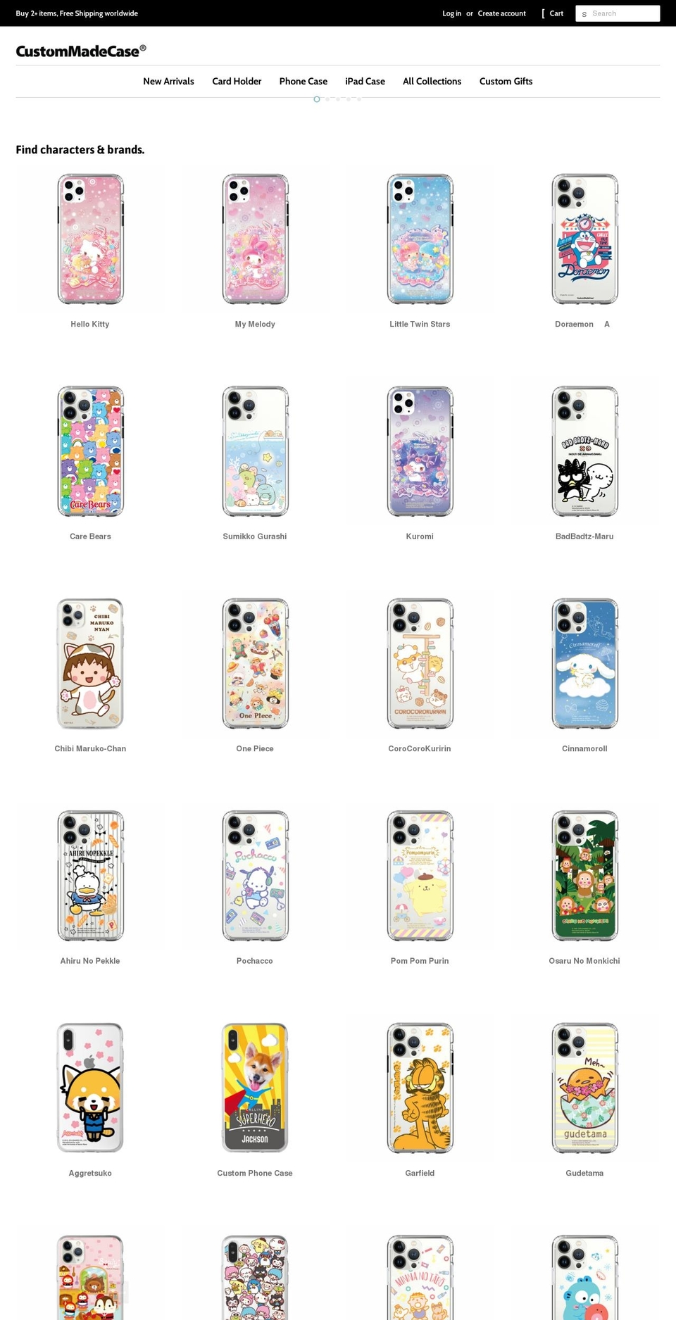 iphonecase.org shopify website screenshot