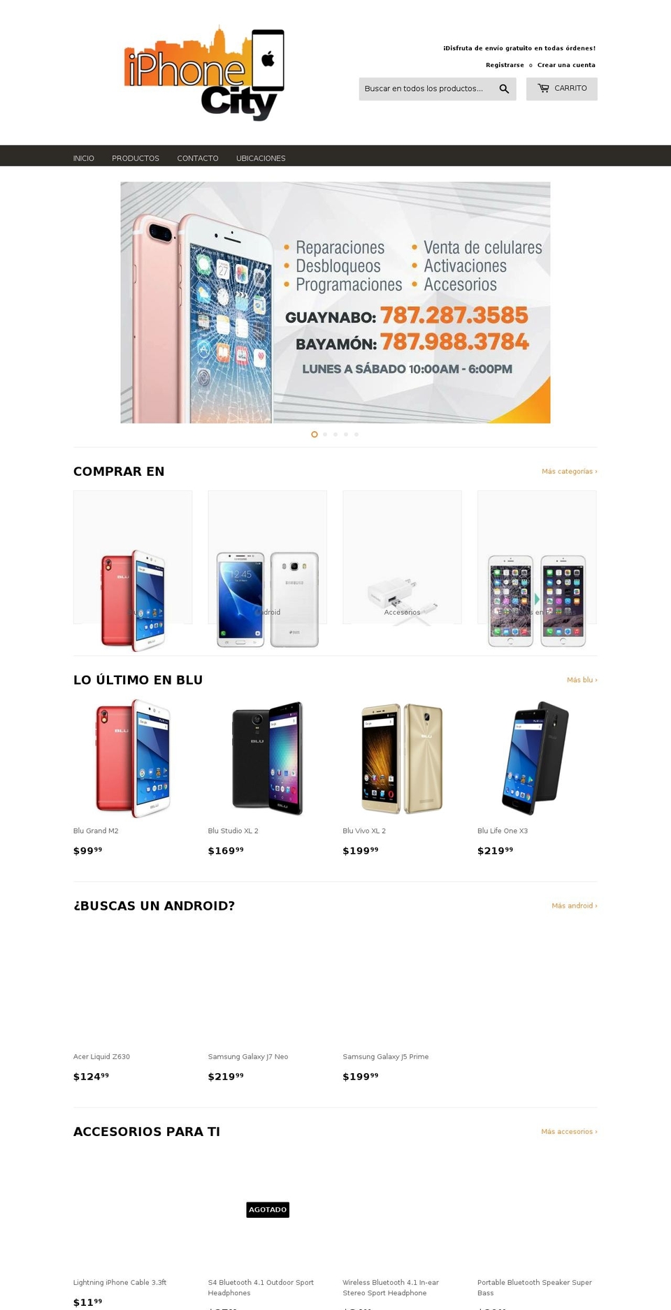 iphonecity787.com — Shopify storefront screenshot