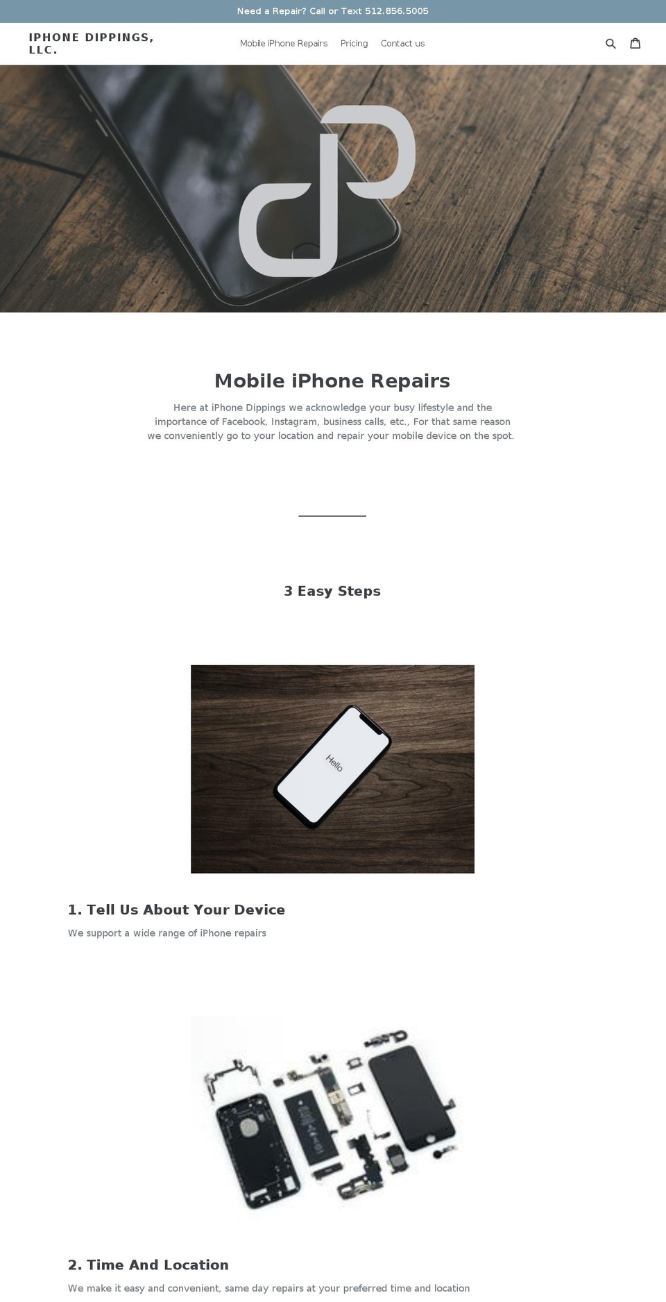 iphonedippings.com — Shopify storefront screenshot
