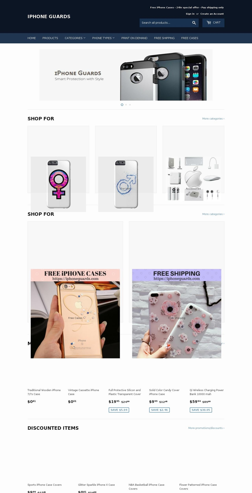 iphoneguards.com — Shopify storefront screenshot