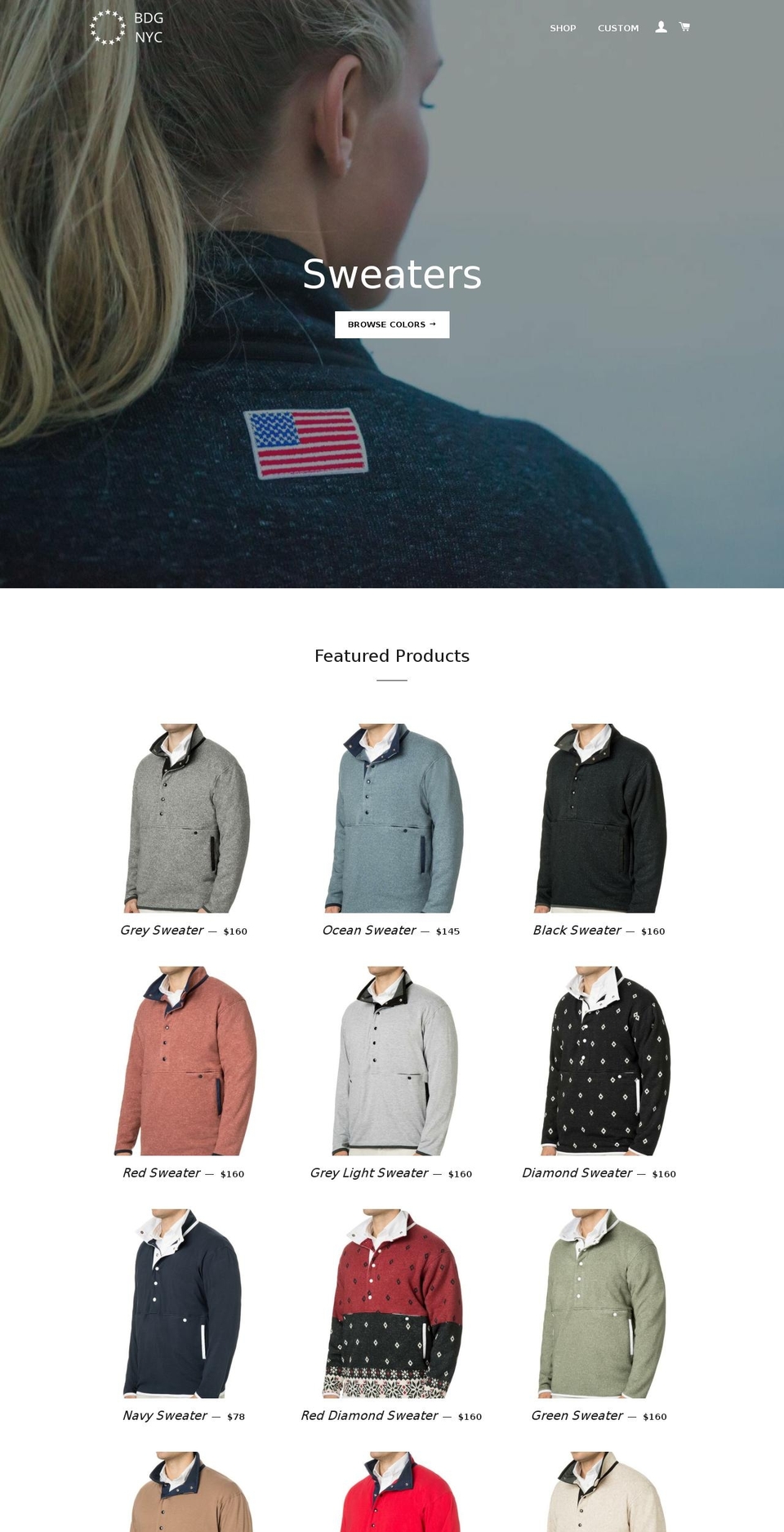 iphonesweater.com shopify website screenshot