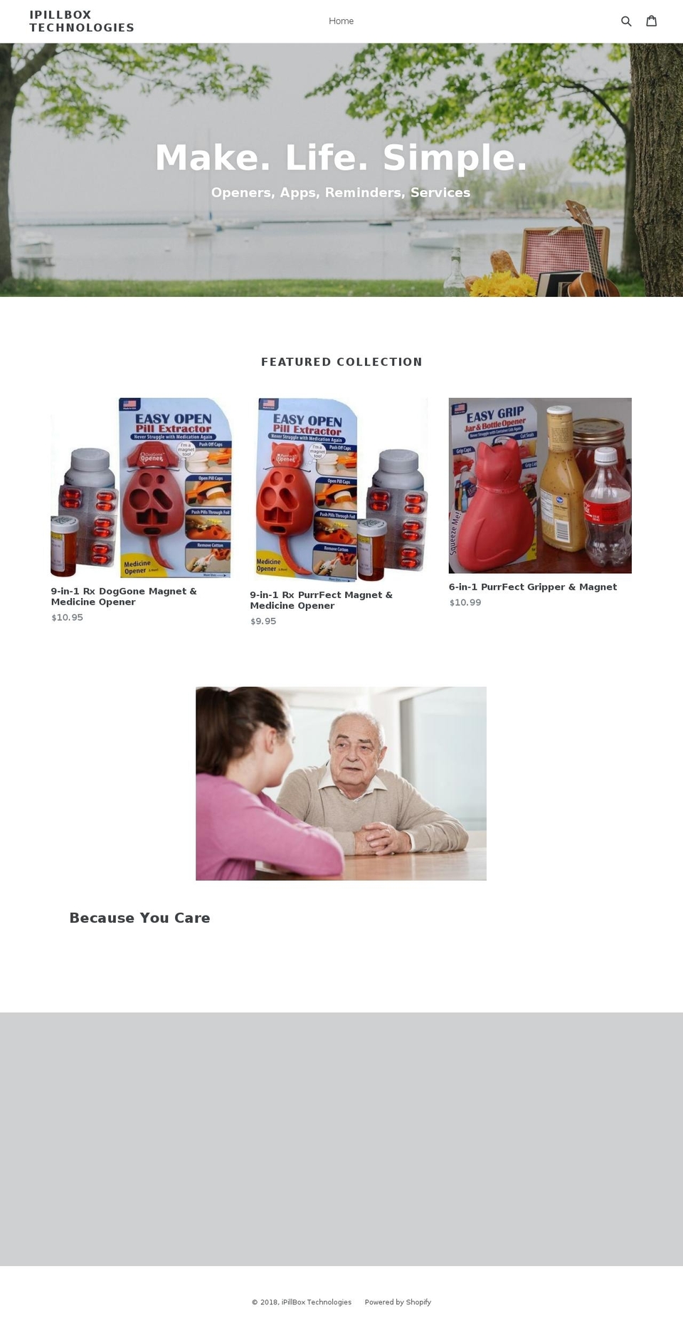 ipillbox.com — Shopify storefront screenshot