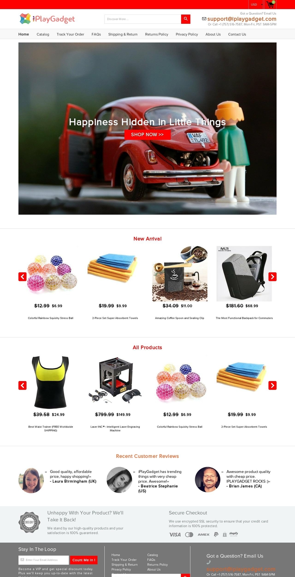 iplaygadget.com — Shopify storefront screenshot