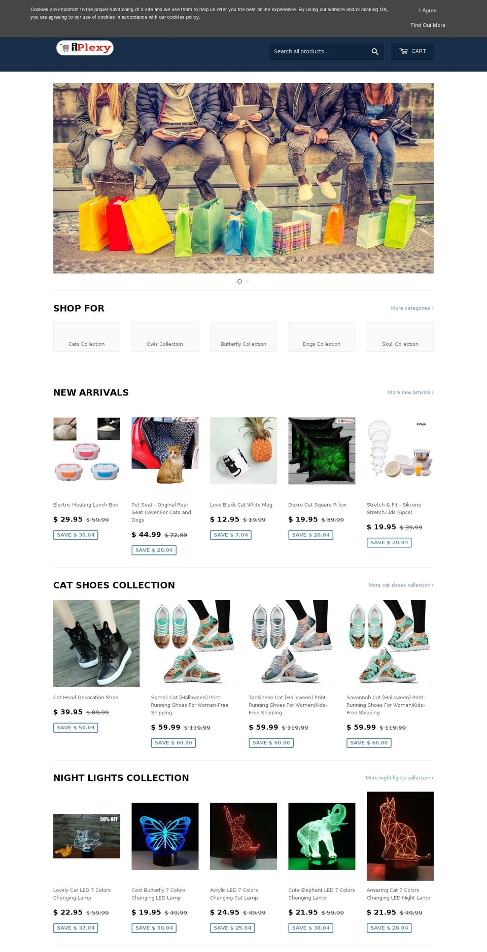 Product List Genie Theme Shopify theme site example iplexy.com