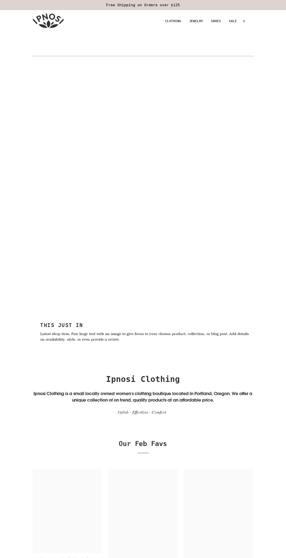 ipnosiclothing.com shopify website screenshot