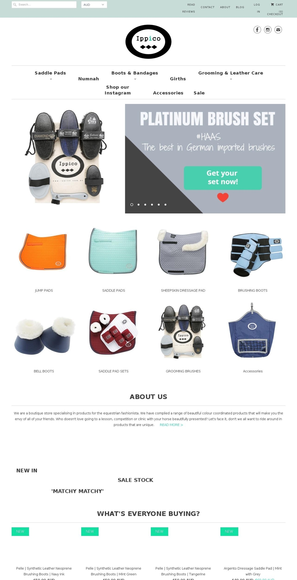ippico.com — Shopify storefront screenshot