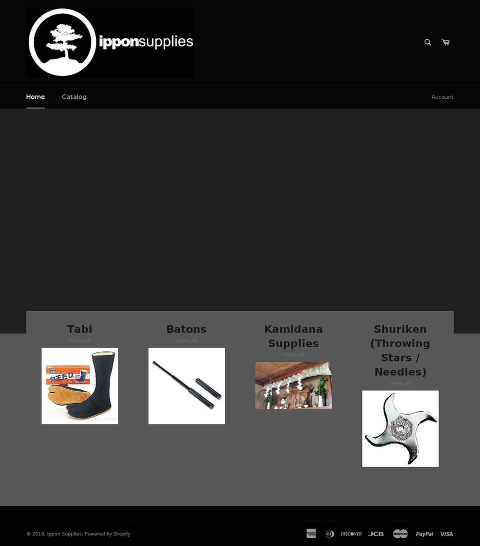 ipponsupplies.com shopify website screenshot