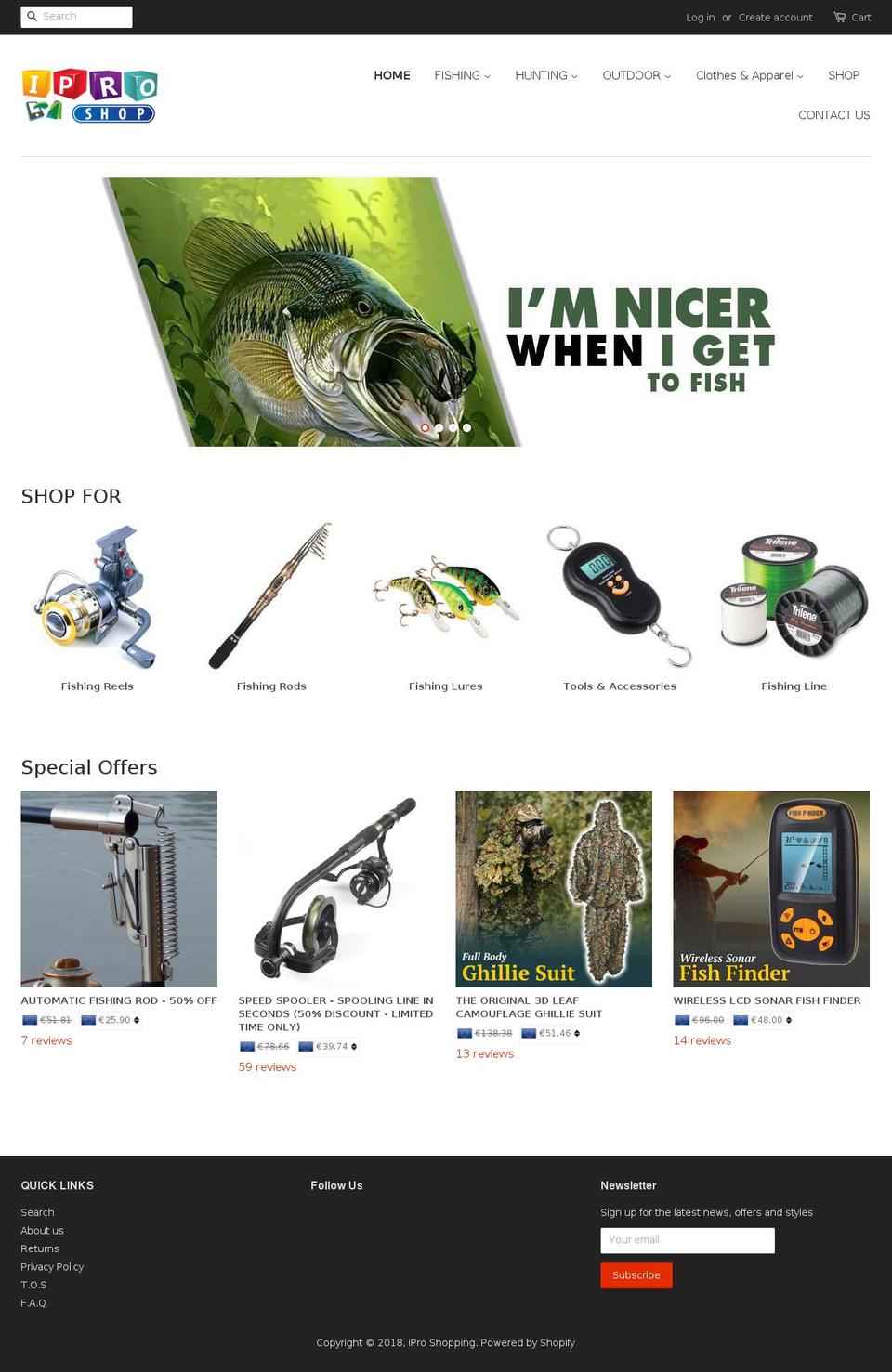 iproshopping.com — Shopify storefront screenshot