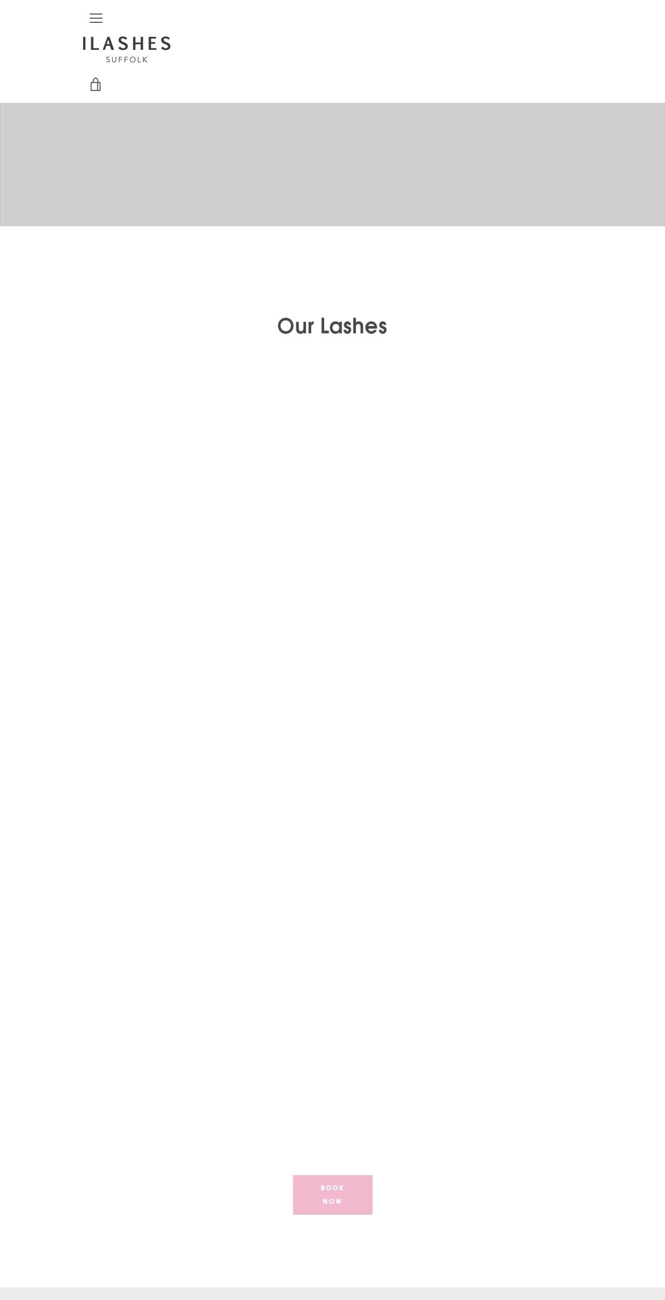 ipswichlashes.co.uk shopify website screenshot