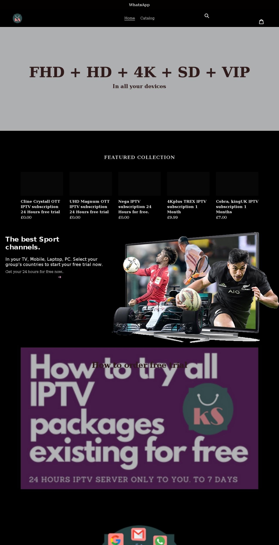iptvsub1.myshopify.com shopify website screenshot