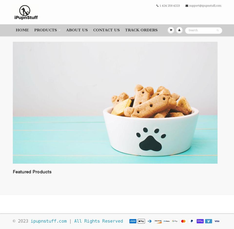 ipupnstuff.com shopify website screenshot