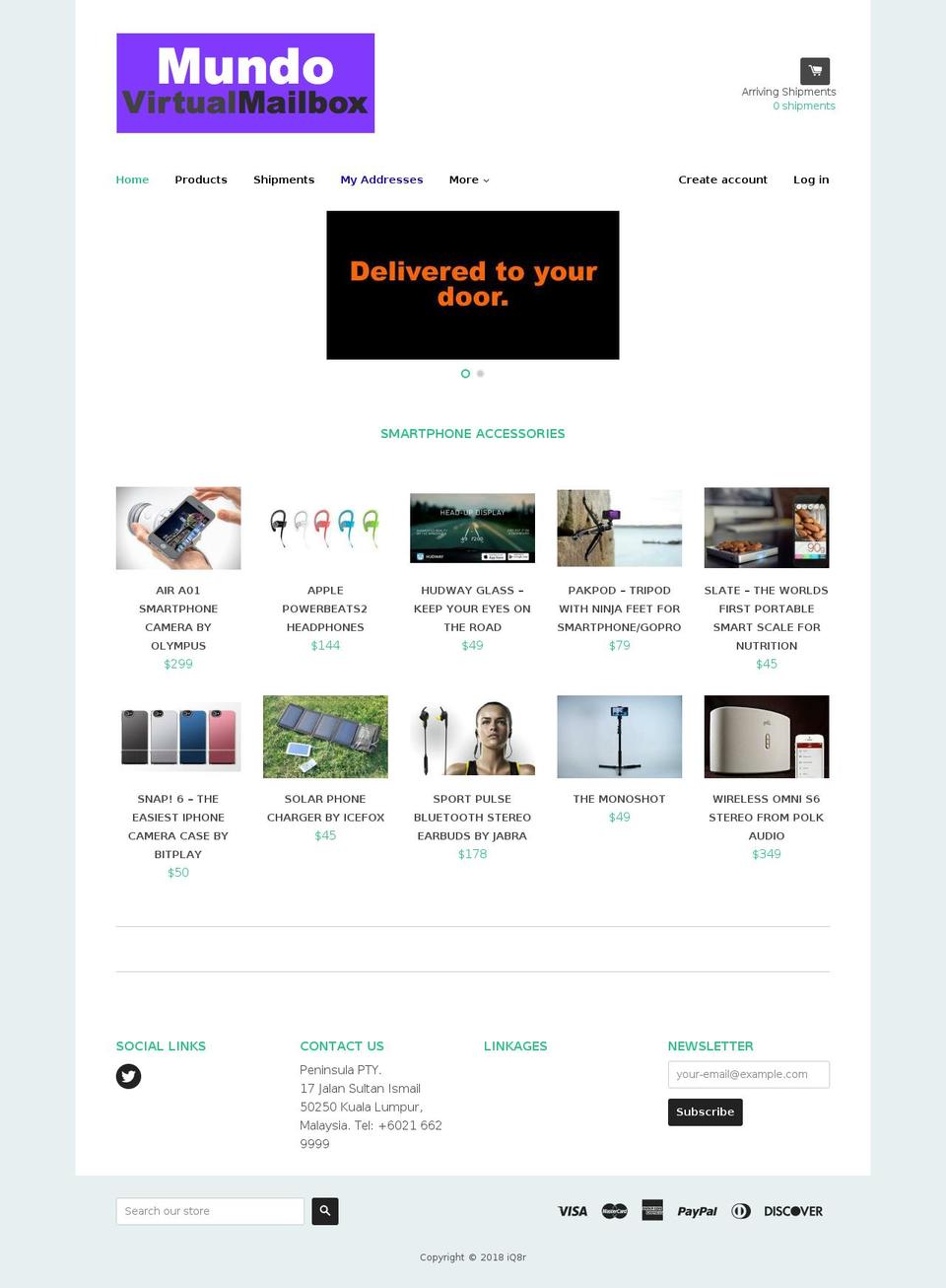iq8r.com — Shopify storefront screenshot