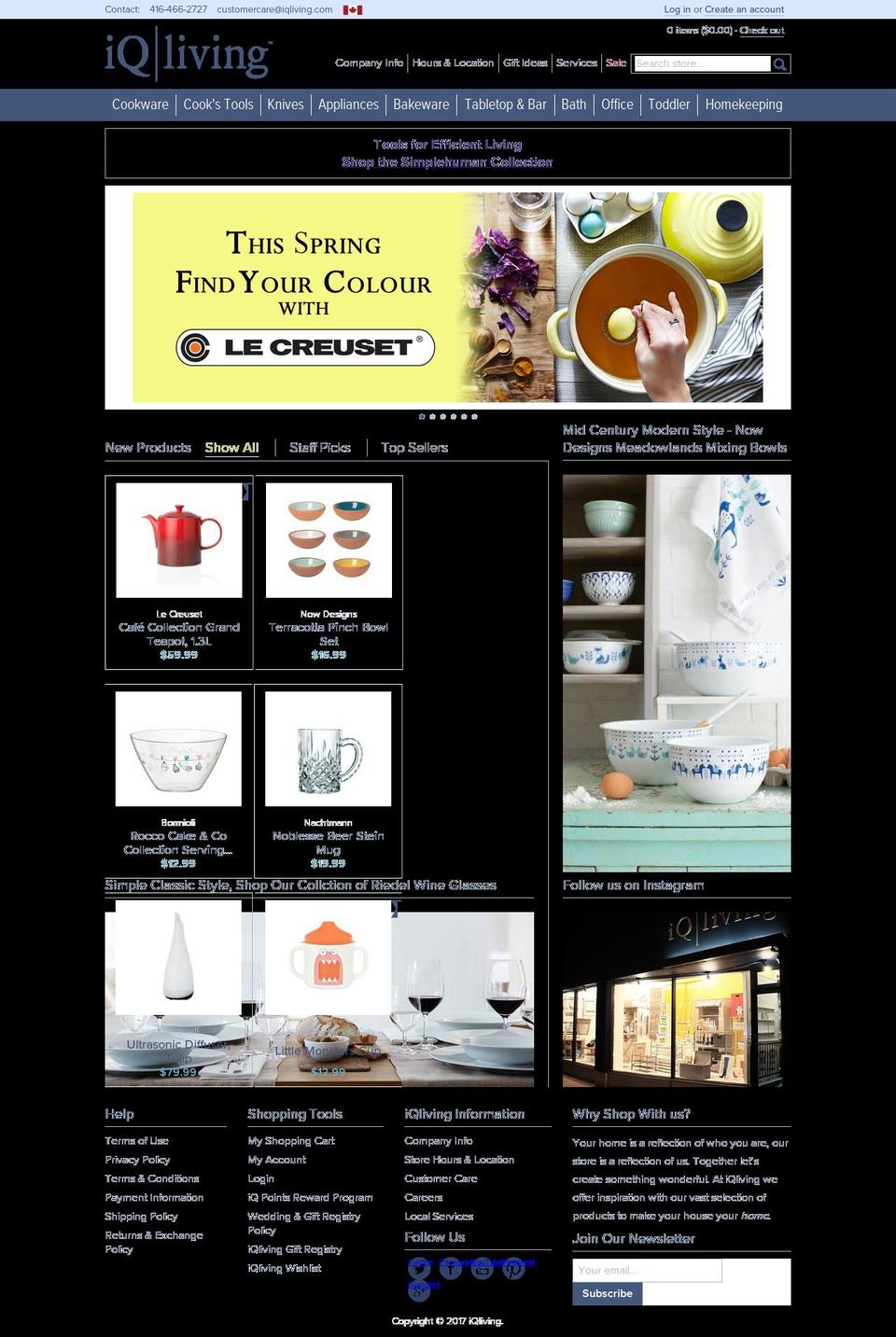 iqliving.com shopify website screenshot