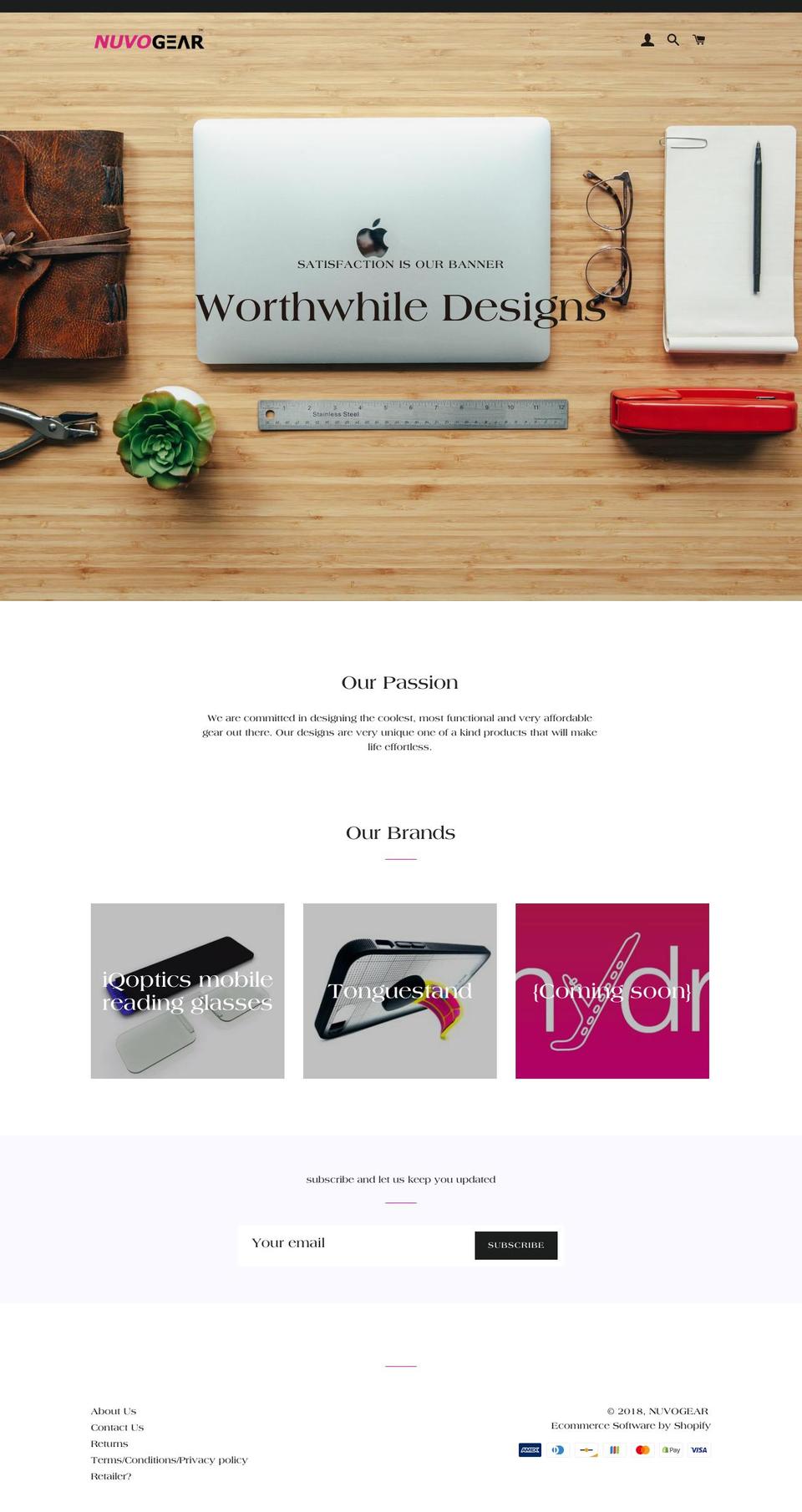 iqoptics.com — Shopify storefront screenshot