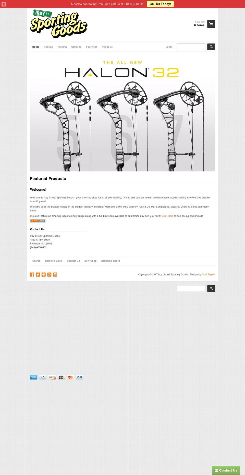 irbystreet.com shopify website screenshot