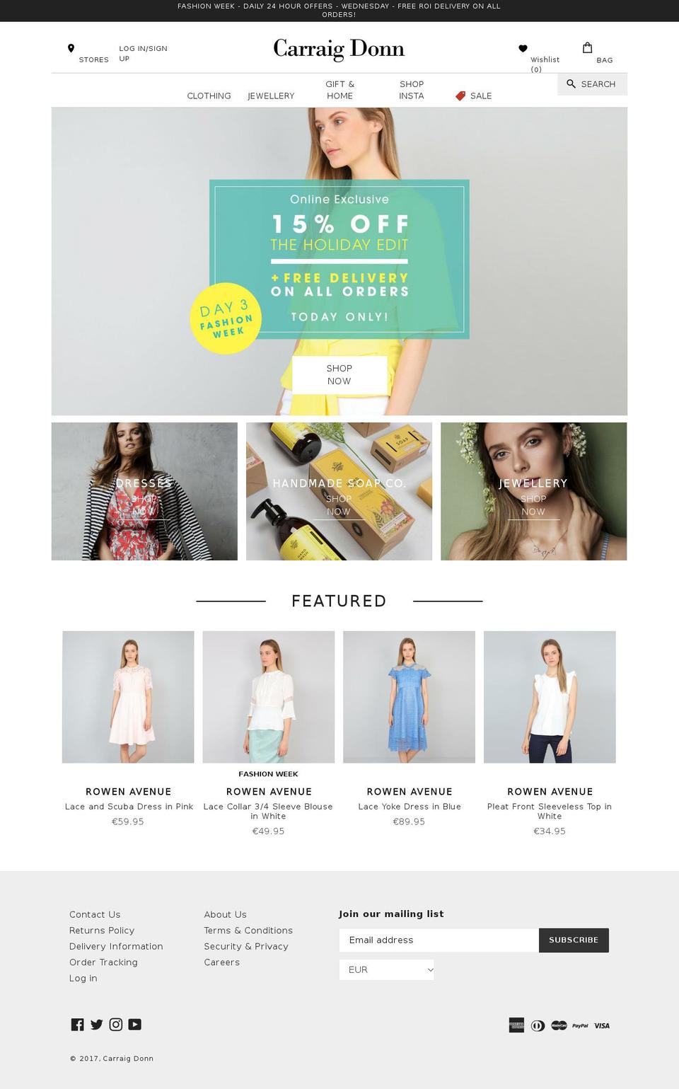 irelandretail.com shopify website screenshot