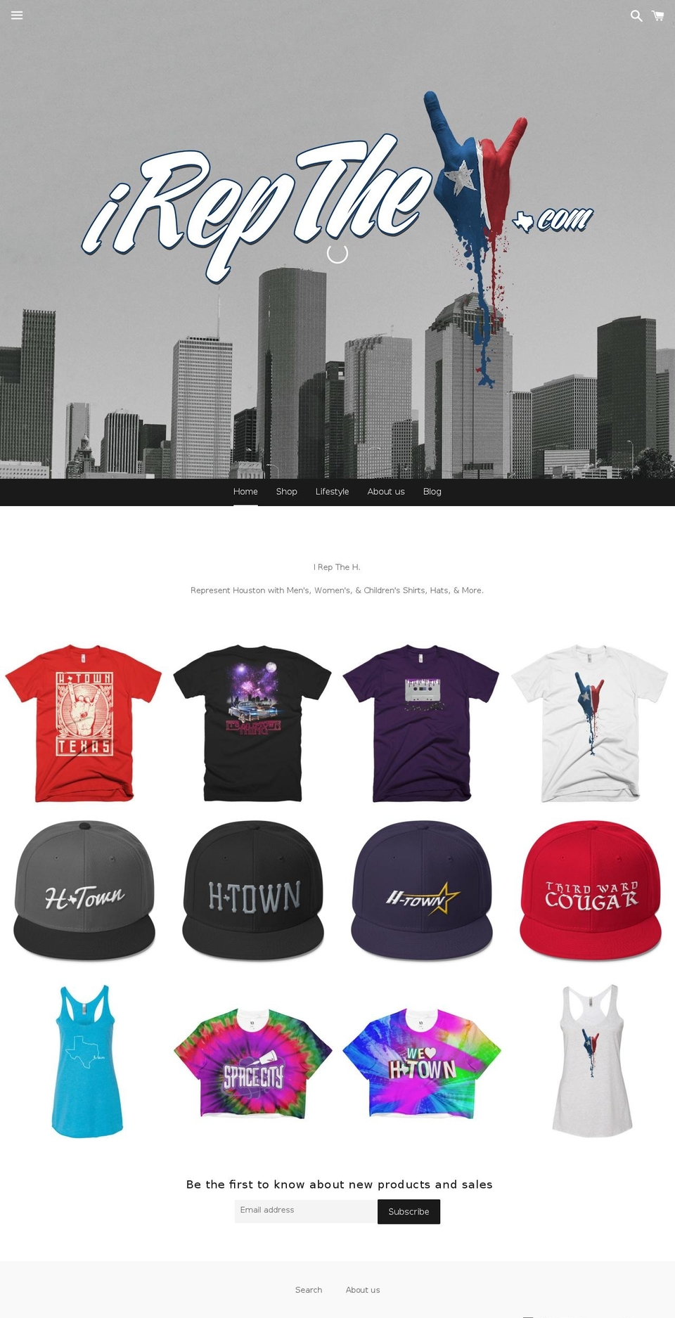 ireptheh.com shopify website screenshot
