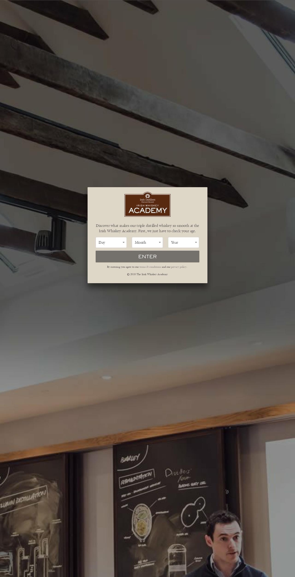 irishwhiskeyacademy.com — Shopify storefront screenshot