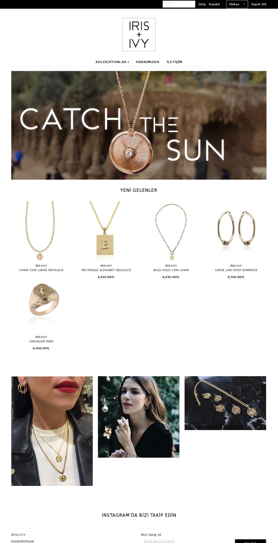 irisivy.com — Shopify storefront screenshot