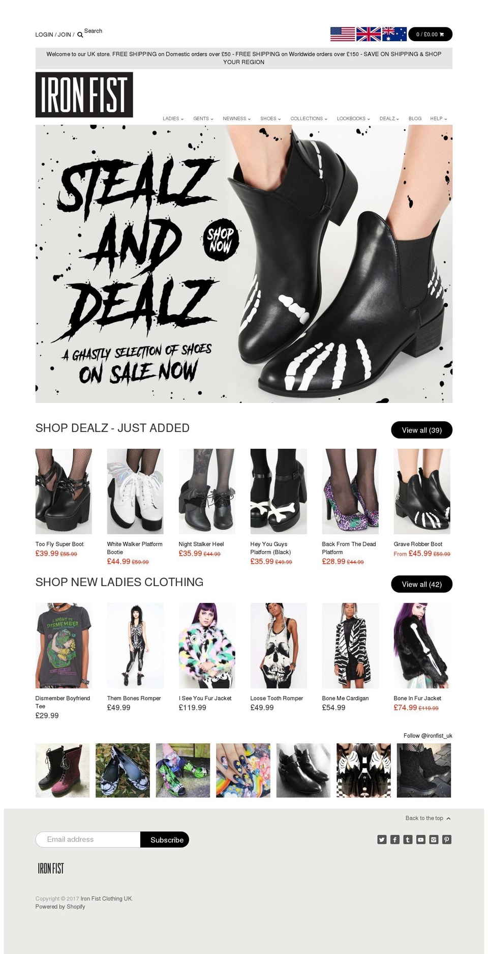 irn-fst-mfg.com shopify website screenshot