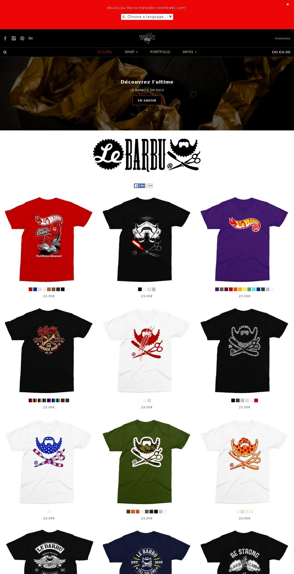 irnmk.com shopify website screenshot