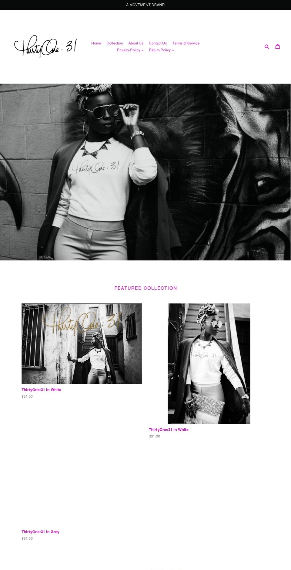 irock3131.com — Shopify storefront screenshot