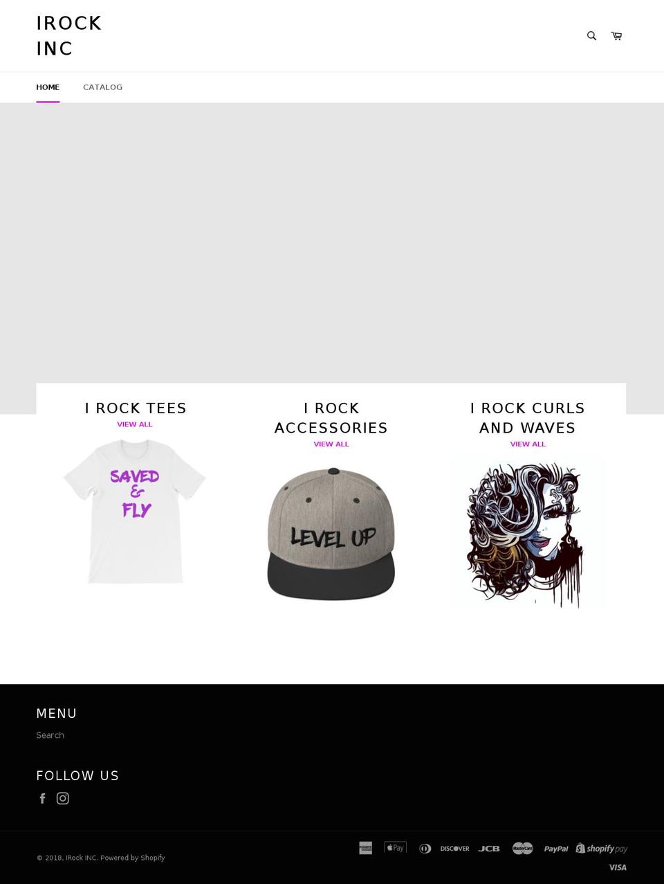 irockinc.com — Shopify storefront screenshot