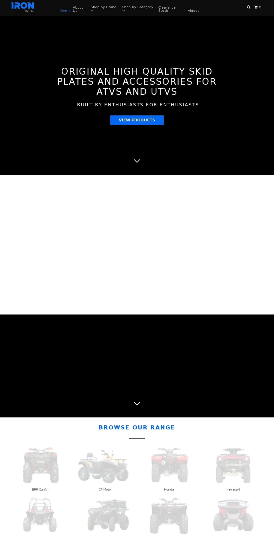 ironbaltic.com.au shopify website screenshot