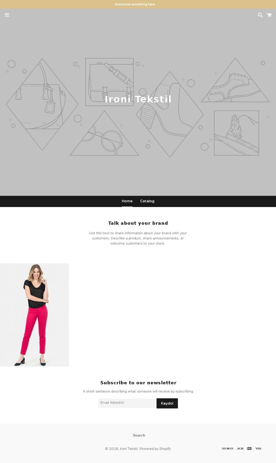 ironishop.com — Shopify storefront screenshot