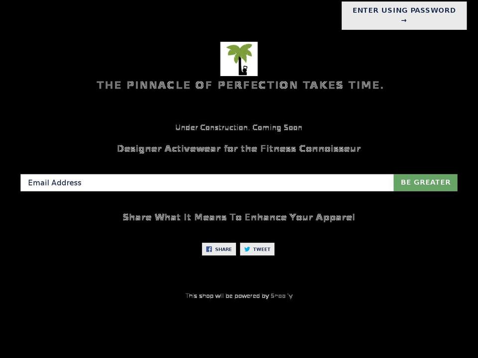 ironpalms.com — Shopify storefront screenshot