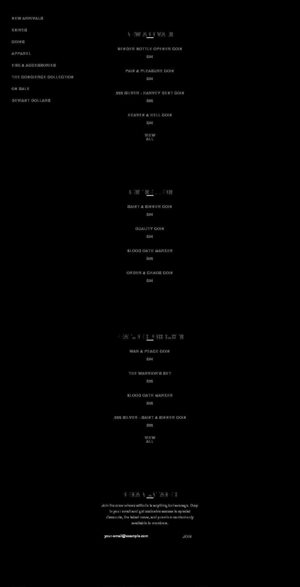 ironsmithco.com shopify website screenshot