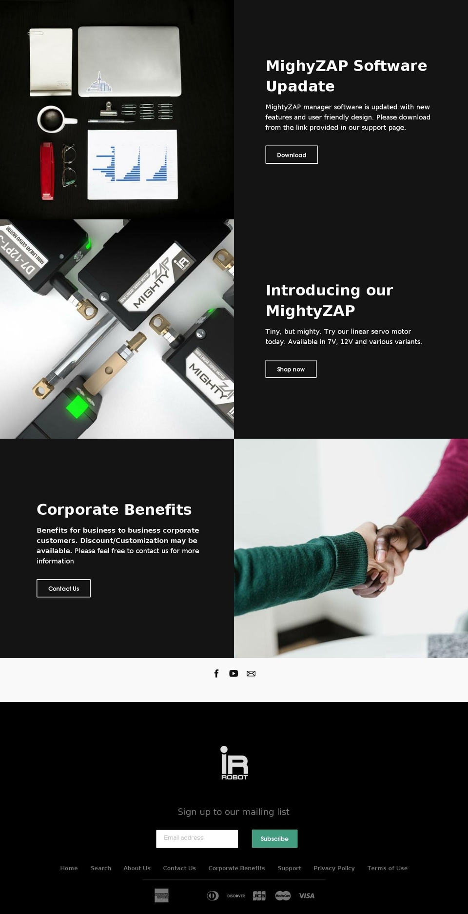 irrobotusa.com shopify website screenshot